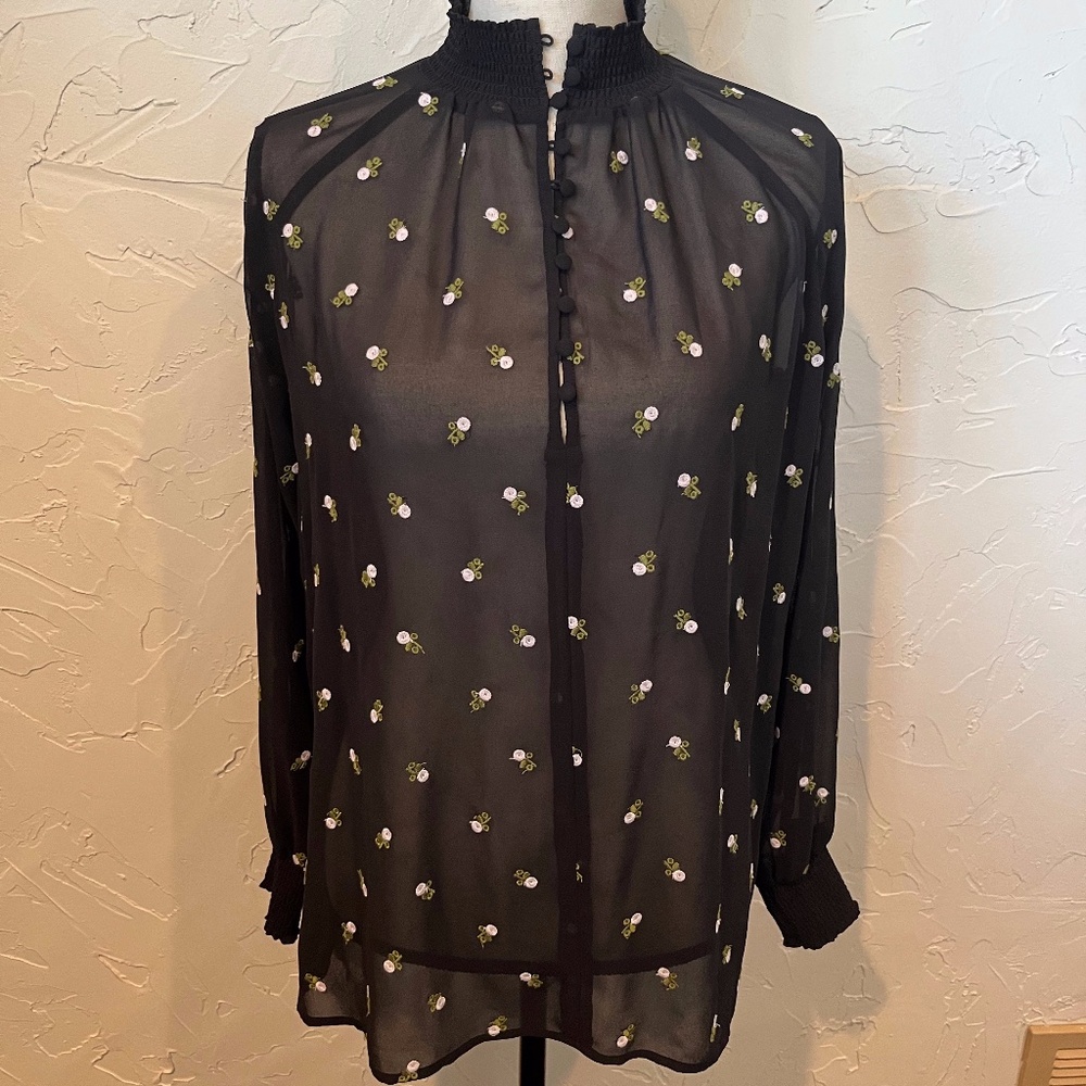 Cabi Embroidered Blouse